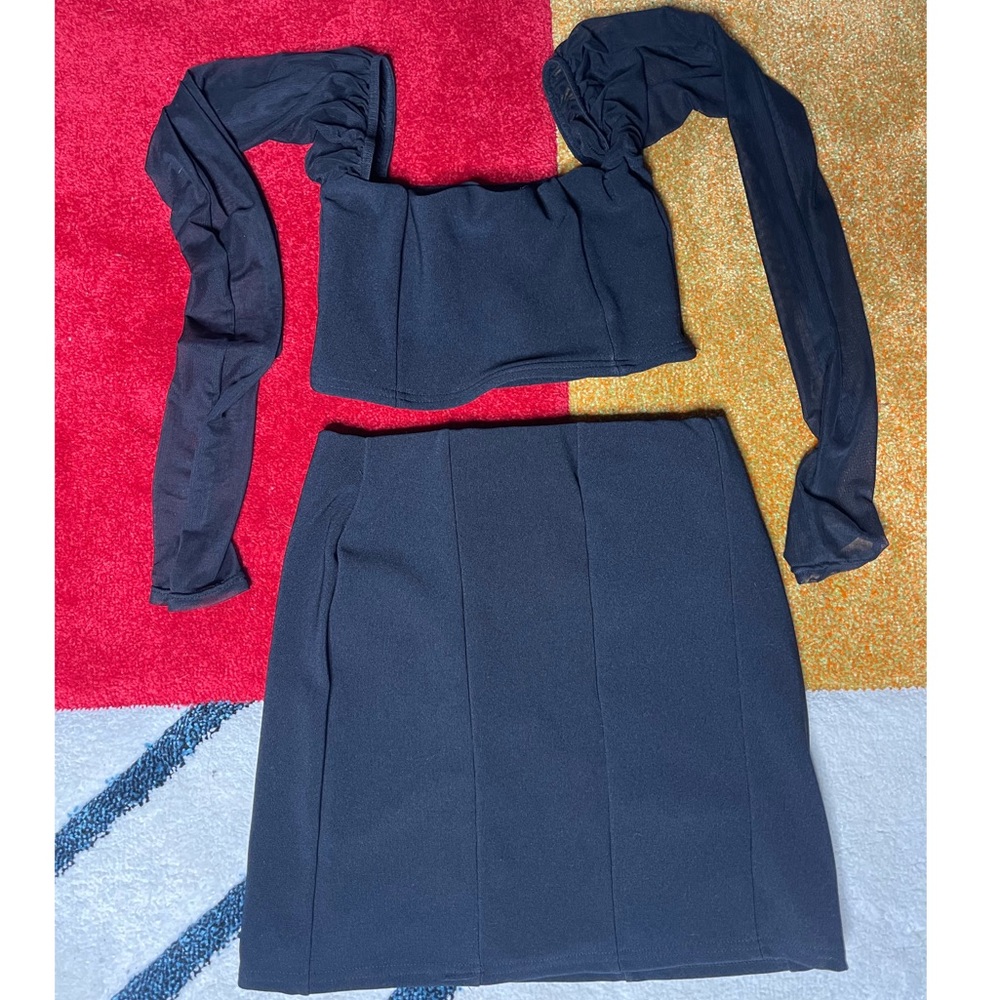 PLT Black Bondage Two-Piece Set